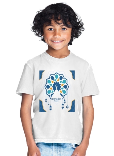  Ramadan Kareem Blue para Camiseta de los niños