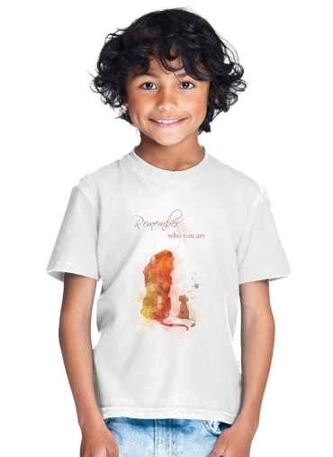  Remember Who You Are Lion King para Camiseta de los niños