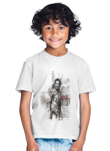  Grunge Rick Grimes Twd para Camiseta de los niños