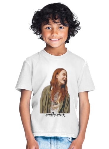  Sadie Sink collage para Camiseta de los niños