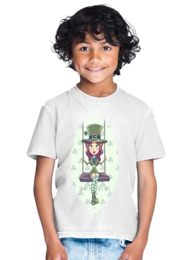  Saint Patrick's Girl para Camiseta de los niños