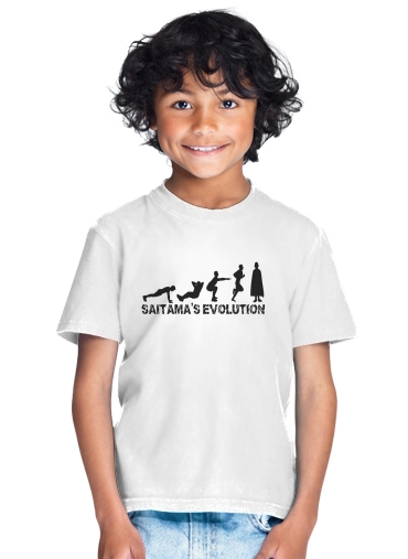  Saitama Evolution para Camiseta de los niños