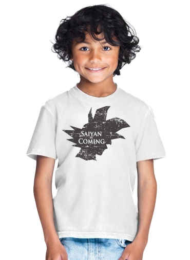  Saiyan is Coming para Camiseta de los niños