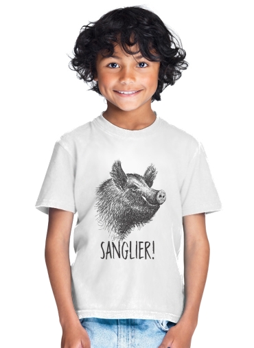  Sanglier French Gaulois para Camiseta de los niños