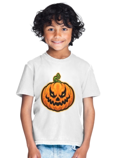  Scary Halloween Pumpkin para Camiseta de los niños
