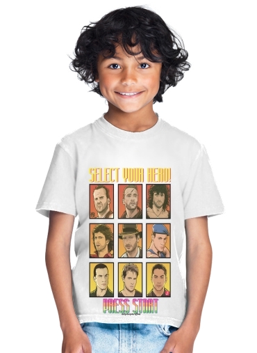  Select your Hero Retro 90s para Camiseta de los niños