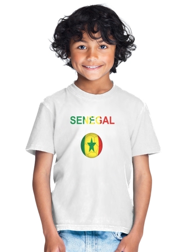  Senegal Football para Camiseta de los niños