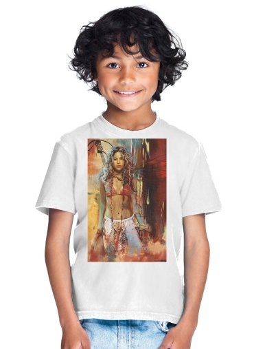  Shakira Painting para Camiseta de los niños
