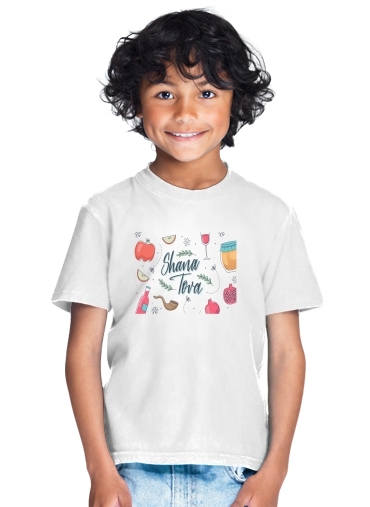  Shana tova Doodle para Camiseta de los niños