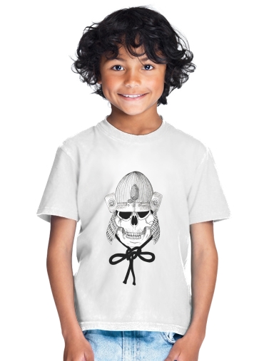  Skeleton samurai para Camiseta de los niños