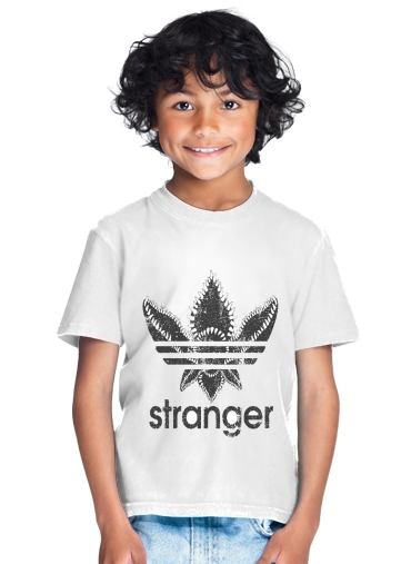  Stranger Things Demogorgon Monster JOKE Adidas Parodie Logo Serie TV para Camiseta de los niños