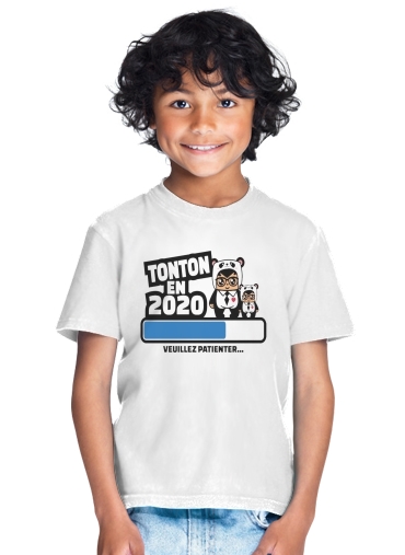  Tonton en 2020 Cadeau Annonce naissance para Camiseta de los niños