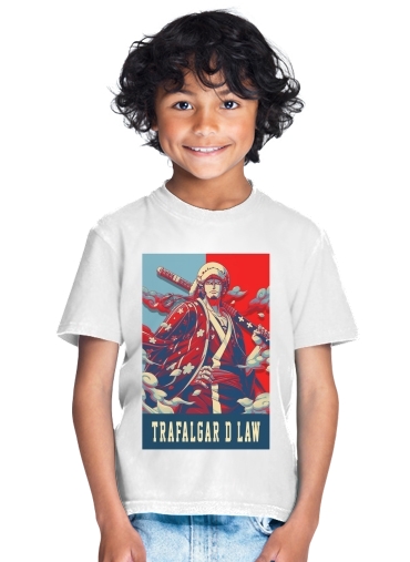  Trafalgar D Law Pop Art para Camiseta de los niños