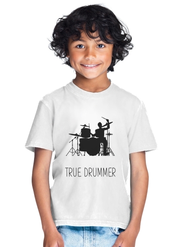  True Drummer para Camiseta de los niños