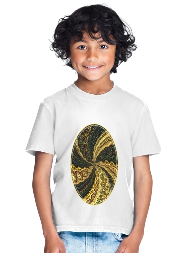  Twirl and Twist black and gold para Camiseta de los niños