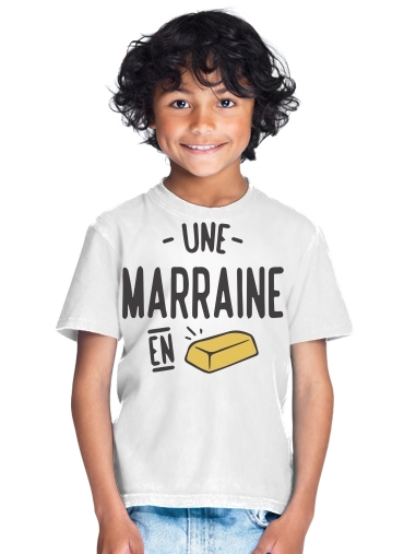  Une marraine en or para Camiseta de los niños