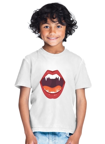  Vampire Mouth para Camiseta de los niños