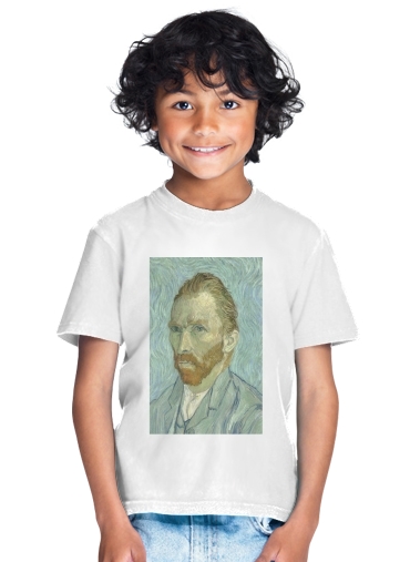  Van Gogh Self Portrait para Camiseta de los niños