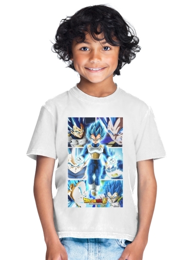  Vegeta SSJ Blue para Camiseta de los niños