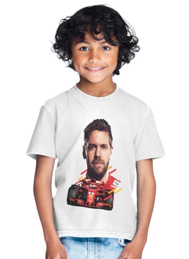  Vettel Formula One Driver para Camiseta de los niños