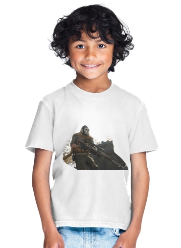  Warzone Ghost Art para Camiseta de los niños