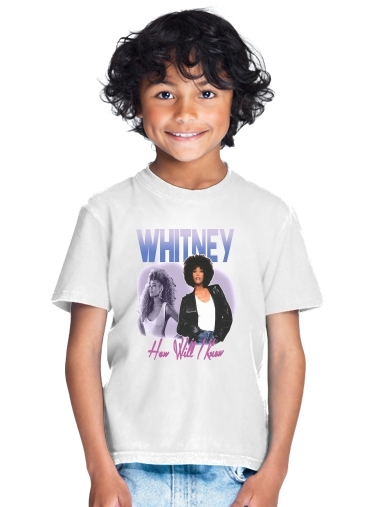  whitney houston para Camiseta de los niños