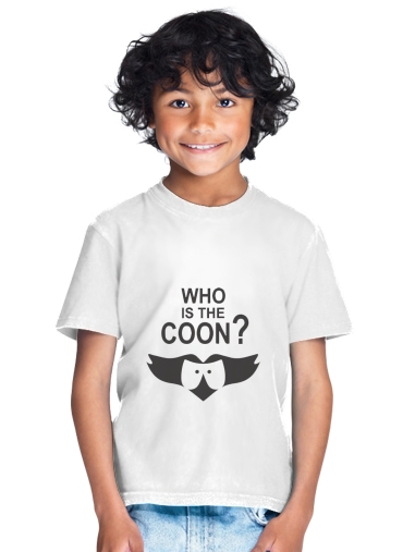 Who is the Coon ? Tribute South Park cartman para Camiseta de los niños