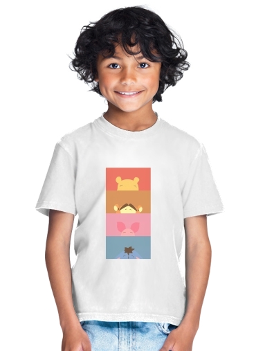  Winnie the pooh team para Camiseta de los niños