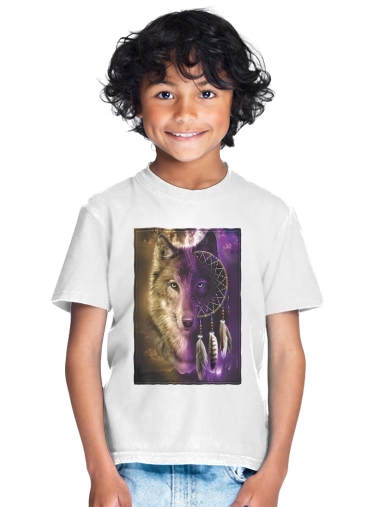  Wolf Dreamcatcher para Camiseta de los niños