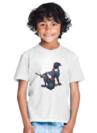  Yasuo Lol Character para Camiseta de los niños