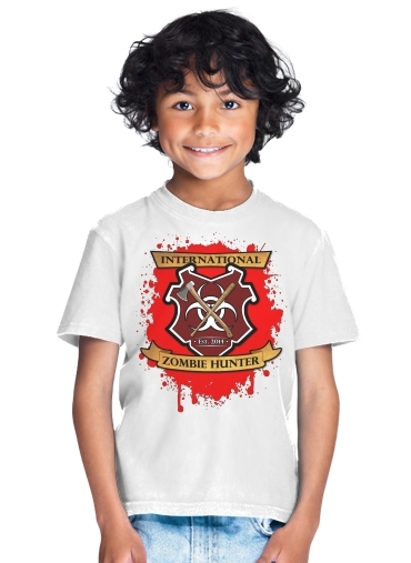  Zombie Hunter para Camiseta de los niños
