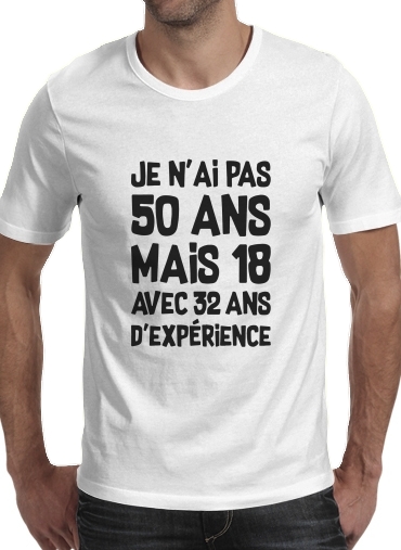  50 ans Cadeau anniversaire para Camisetas hombre