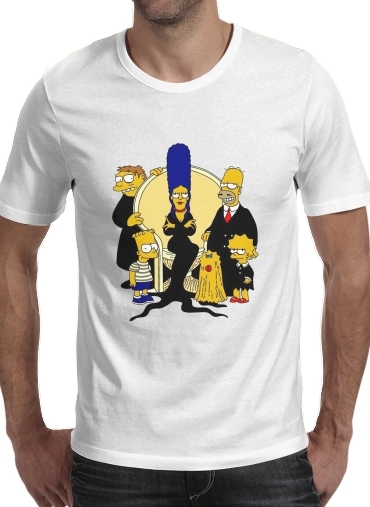 Adams Familly x Simpsons para Camisetas hombre