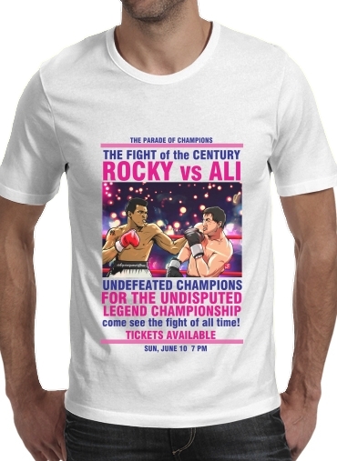  Ali vs Rocky para Camisetas hombre
