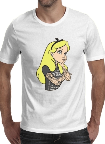  Alice Jack Daniels Tatoo para Camisetas hombre