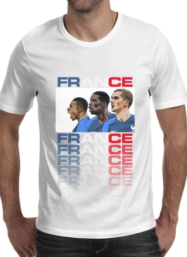 negro- Allez Les Bleus France  para Camisetas hombre