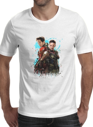  Antman and the wasp Art Painting para Camisetas hombre