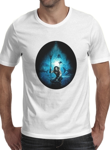 negro- Aquaman para Camisetas hombre