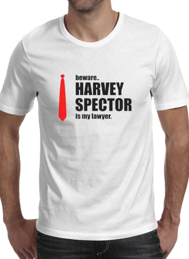 negro- Beware Harvey Spector is my lawyer Suits para Camisetas hombre