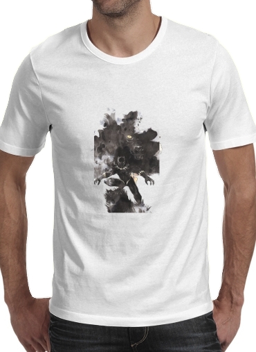  Black Panther Abstract Art Wakanda Forever para Camisetas hombre