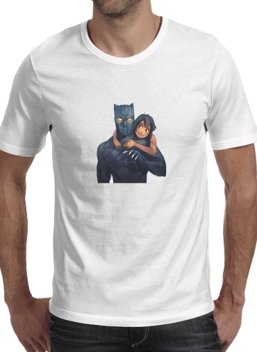  Black Panther x Mowgli para Camisetas hombre