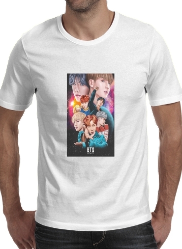  BTS DNA FanArt para Camisetas hombre