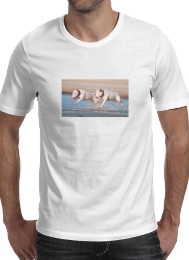  bull terrier Dogs para Camisetas hombre