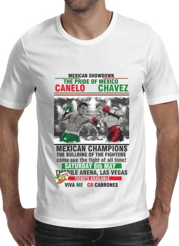  Canelo vs Chavez Jr CincodeMayo  para Camisetas hombre