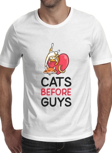  Cats before guy para Camisetas hombre