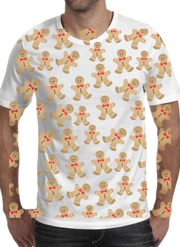  Christmas snowman gingerbread para Camisetas hombre