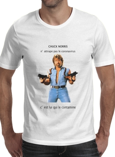  Chuck Norris Against Covid para Camisetas hombre