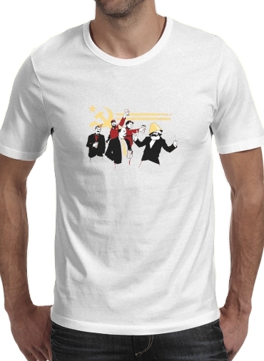 negro- Communism Party para Camisetas hombre