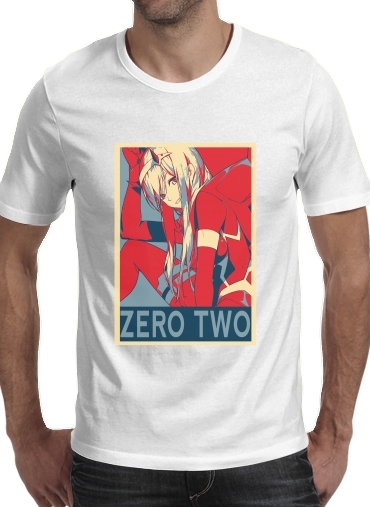  Darling Zero Two Propaganda para Camisetas hombre