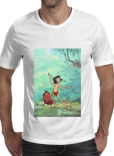  Disney Hangover Mowgli Timon and Pumbaa  para Camisetas hombre